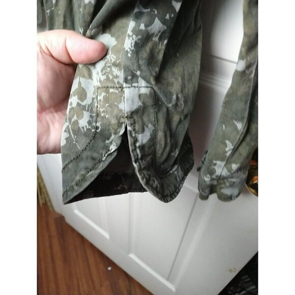 AEROPOSTALE Lightweight Cameo Military Style Drawstring Jacket. Size S - Picture 14 of 15